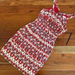 🦊 Kenar Multicolor Abstract Print Dress